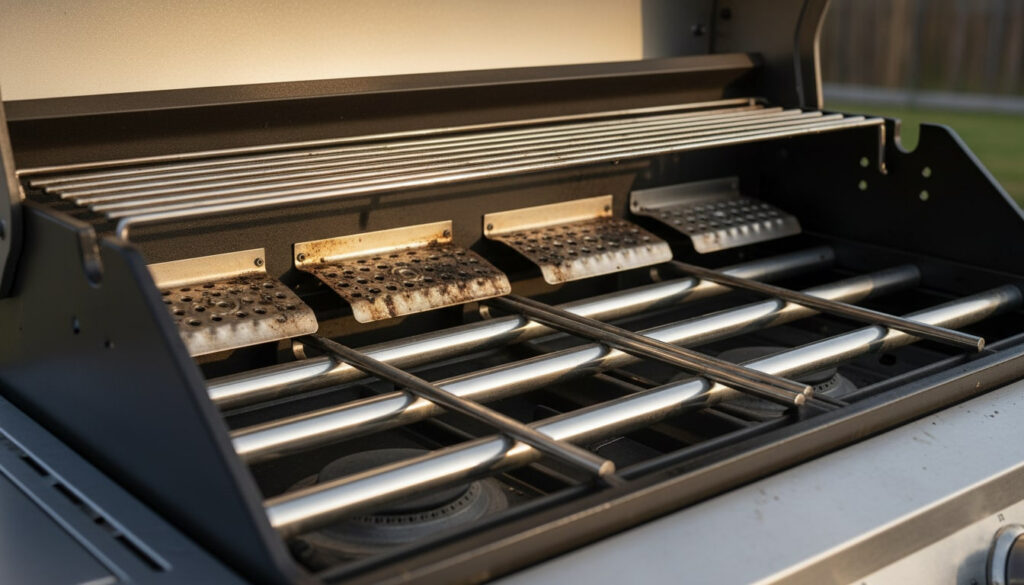 Quatre brûleurs en acier inoxydable du barbecue Royal Gourmet